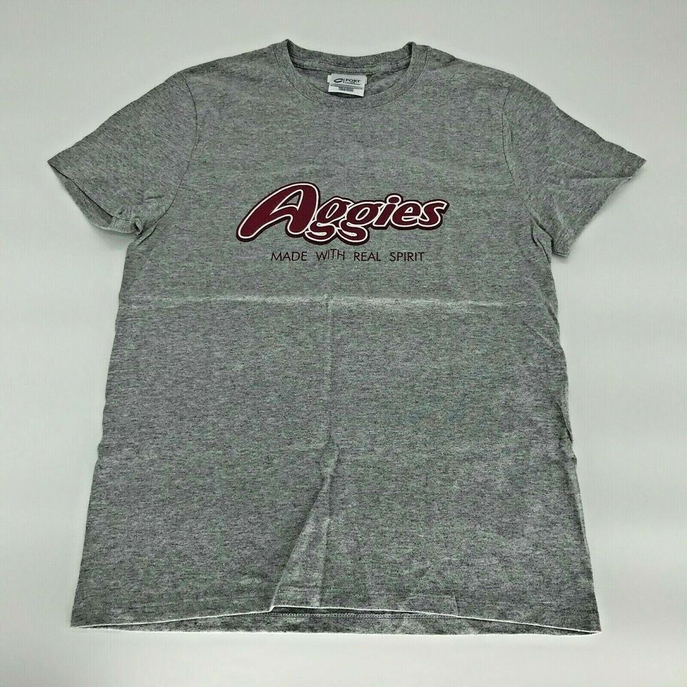 Port&Co Women Tee Aggies Size Small Women's